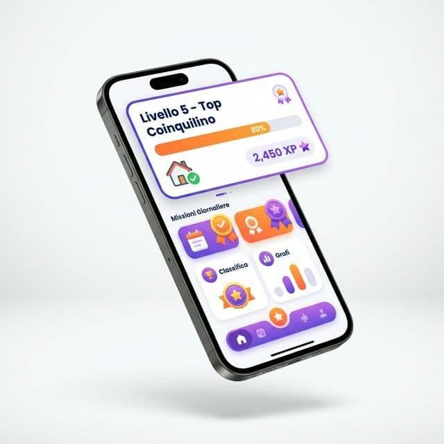 Co-Life App Dashboard — Livello 5 Top Coinquilino
